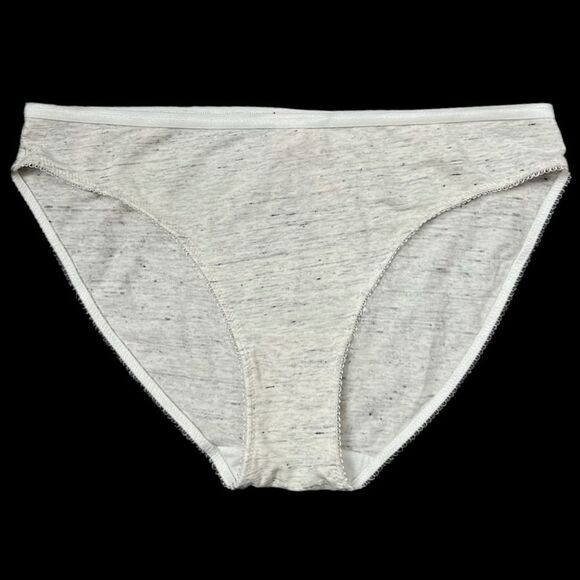 Victoria’s Secret Stretch Cotton / Modal Bikini Panty Gray Large - Picture 1 of 2